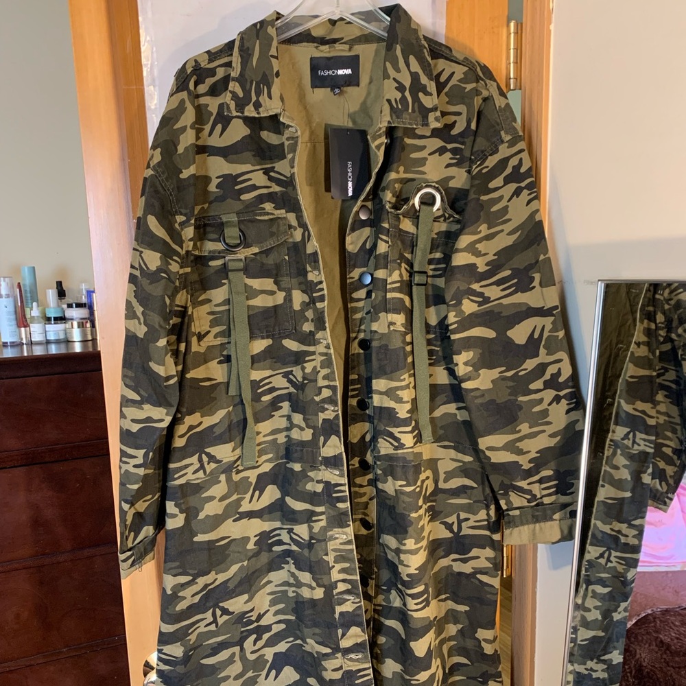 FASHION NOVA Camo Shacket